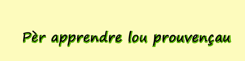 Logo Pèr aprendre lou prouvènçau