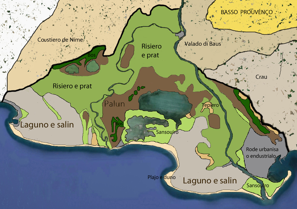 Li diferènt ecousistèmo de Camargo Li diferènt ecousistèmo de Camargo
